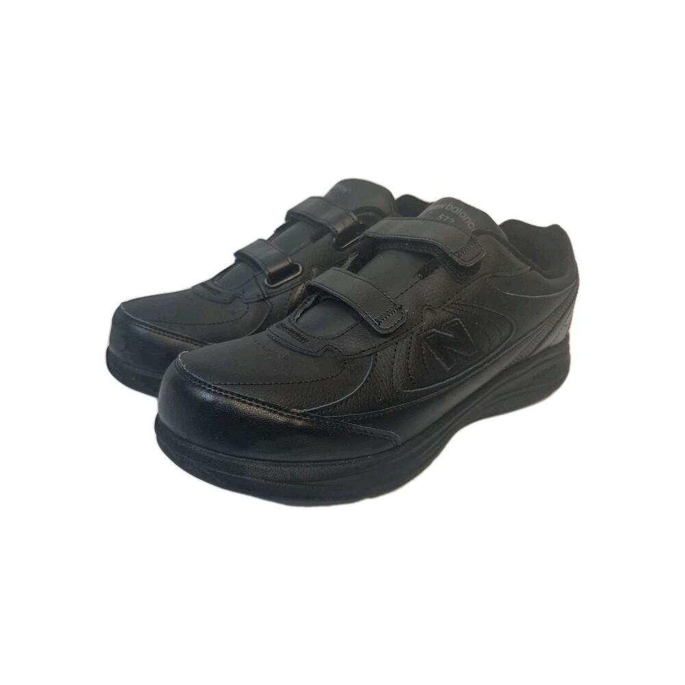 New Balance 577 Walking Shoes Mens Size 11 4E Black Hook & Loop Straps MW577VK